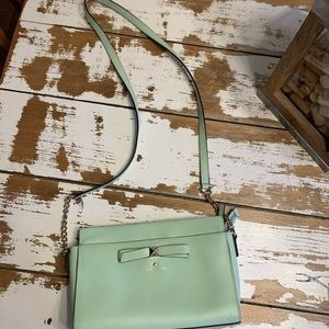 Kate spade light mint green purse